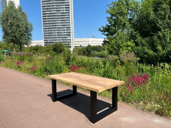 Iroko houten tuintafel Samuel
