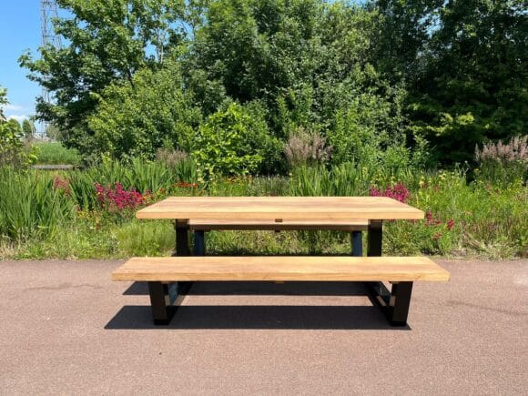 Irokohouten picknicktafel Folly
