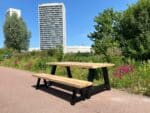 Irokohouten tuintafel Wahle