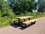 Irokohouten picknicktafel Folly