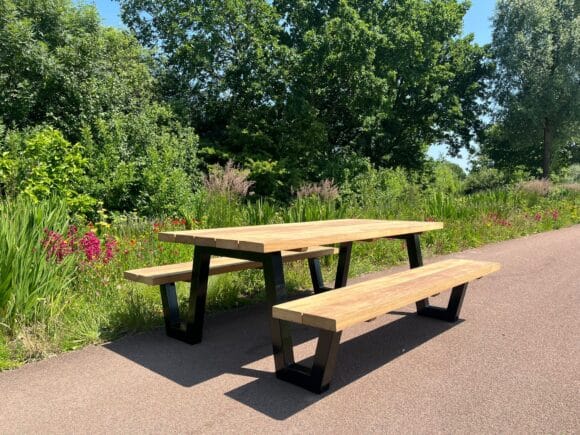 Irokohouten picknicktafel Huray