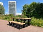 Irokohouten tuintafel Menso