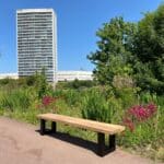 Irokohouten bankje Jochem