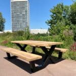 Irokohouten picknicktafel Lydia