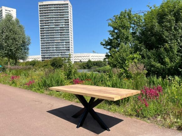 Irokohouten tuintafel Kevin