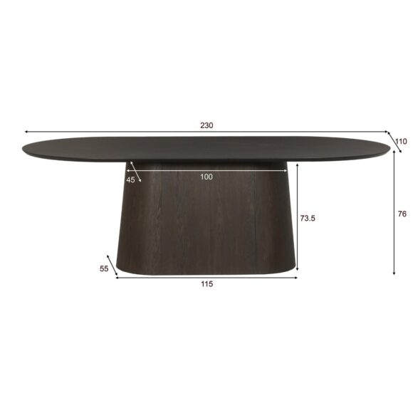 Novero tafel - Espresso