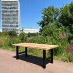 Irokohouten tuintafel Conny