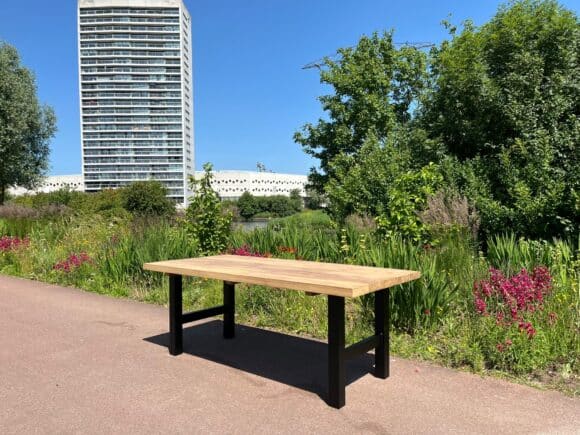 Irokohouten tuintafel Conny