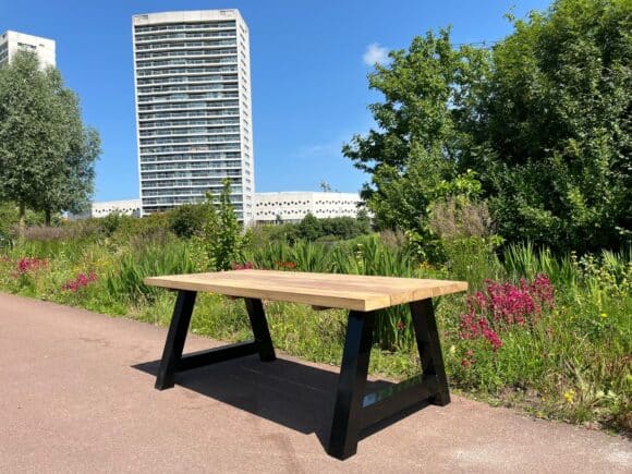 Irokohouten tuintafel Wahle