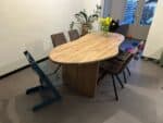 Eikenhouten tafel Lori