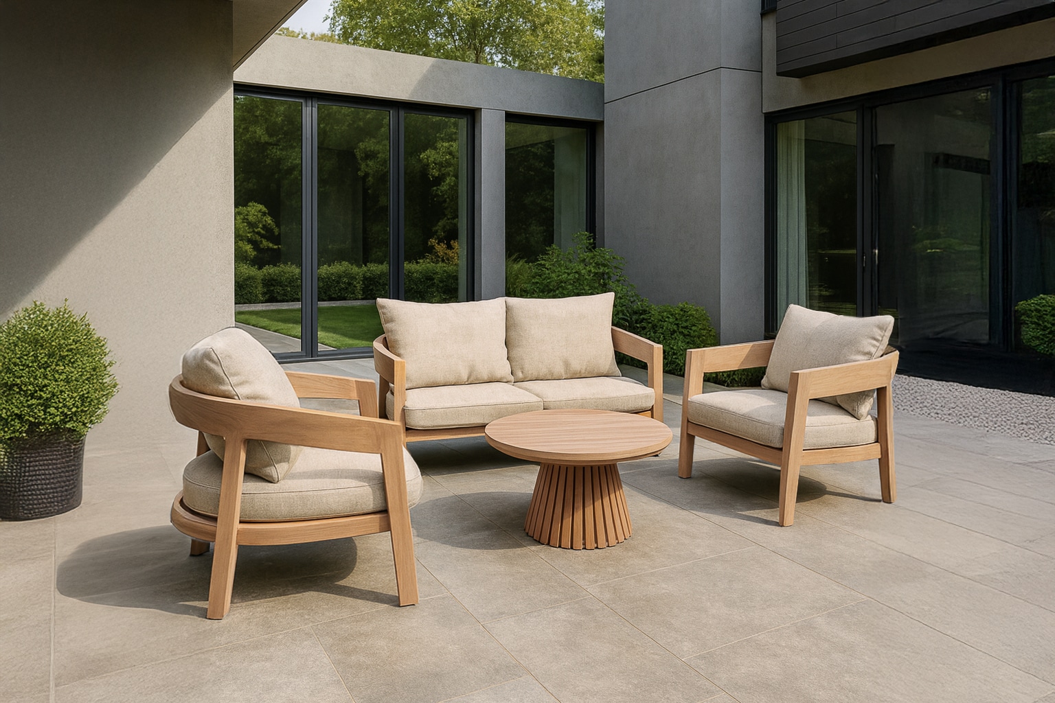 Teakhouten tuinset Bilbao Teakhouten tuinset Bilbao