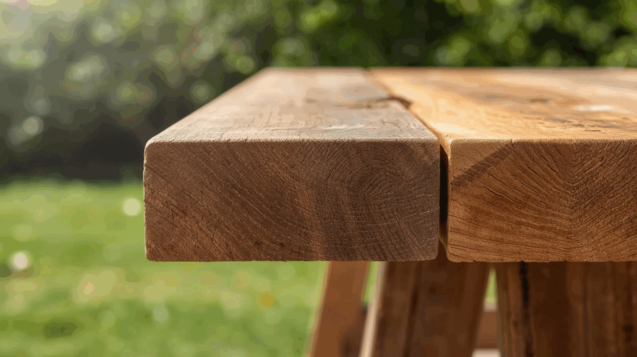 steigerhouten buitentafel