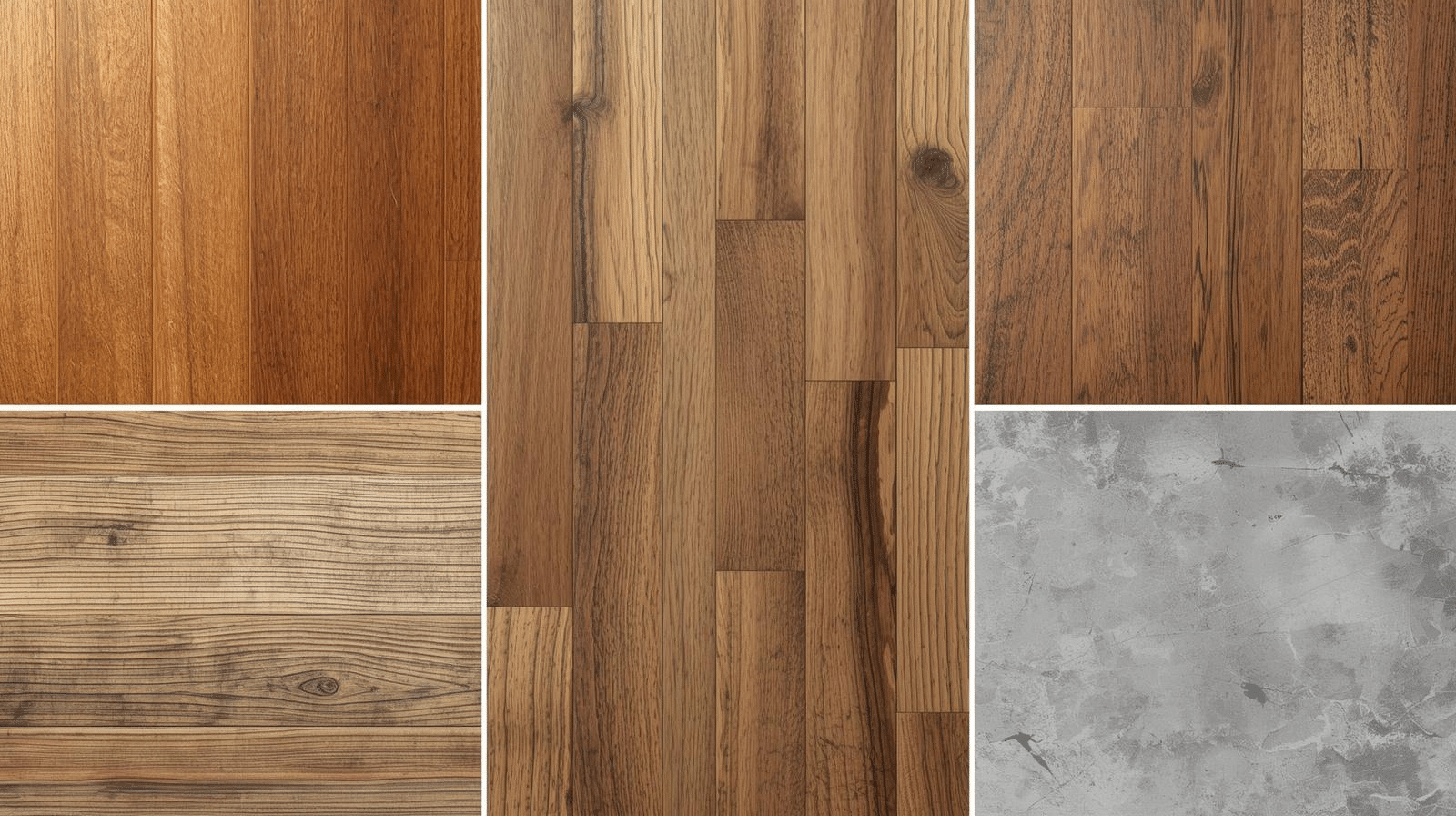 Verschillende soorten houten tafelbladen