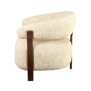 Fauteuil Grace chenille beige