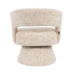 Fauteuil Josh draaibaar chenille beige