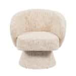 Fauteuil Lenn draaibaar chenille beige