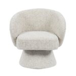 Fauteuil Lenn draaibaar chenille taupe