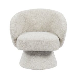 Fauteuil Lenn draaibaar chenille taupe