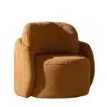 Fauteuil Nino terracotta polyester stof