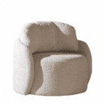 Fauteuil Nino off white polyester stof