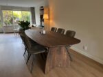 Eikenhouten deens ovale tafel Juna