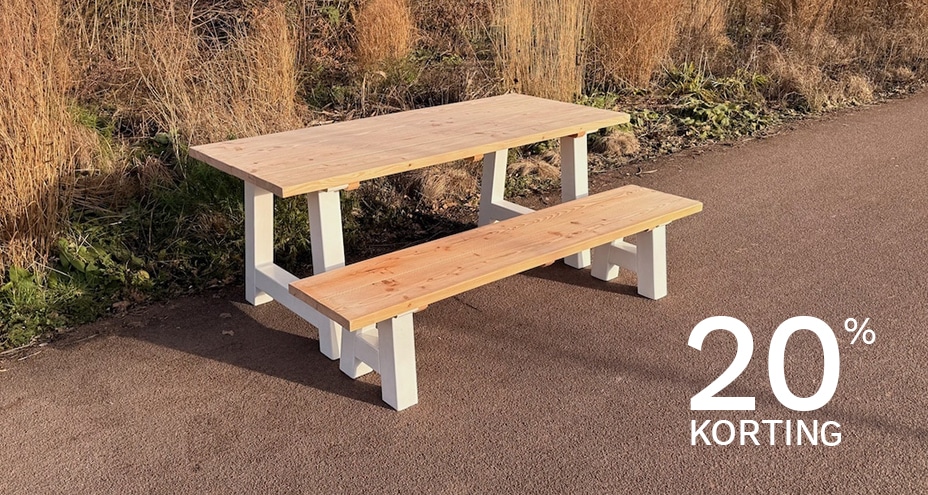 20% korting op alles